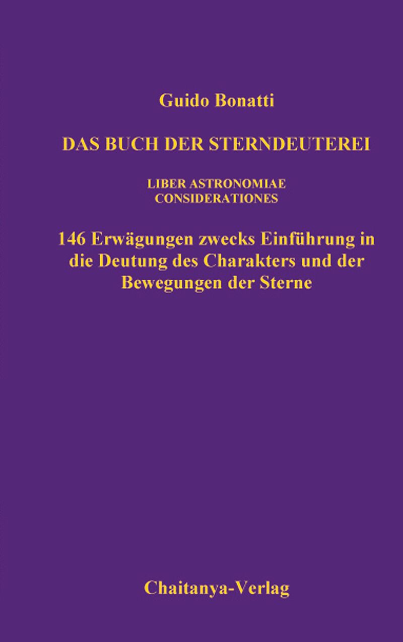 Das Buch der Sterndeuterei (Liber Astrologiae)