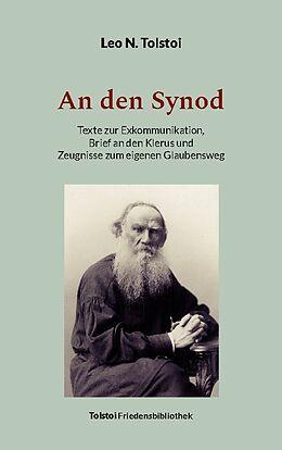Kartonierter Einband An den Synod von Leo N. Tolstoi