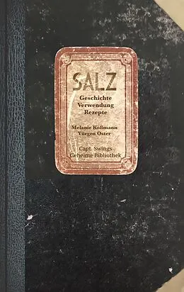 E-Book (epub) Salz von Melanie Koßmann, Yürgen Oster
