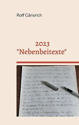 E-Book (epub) 2023 - "Nebenbeitexte" von Rolf Gänsrich