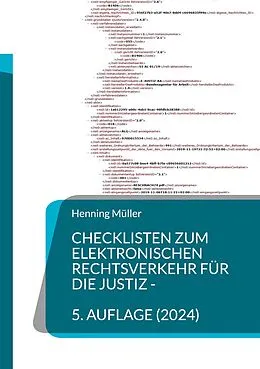 E-Book (epub) Checklisten zum elektronischen Rechtsverkehr für die Justiz von Henning Müller