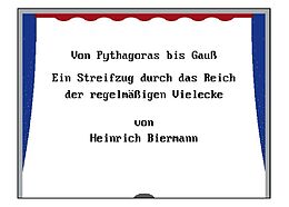 Kartonierter Einband Von Pythagoras bis Gauß von Heinrich Biermann