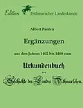 E-Book (epub) Ergänzungen aus den Jahren 1402 bis 1480 zum Urkundenbuch von Albert Panten, Verein Für Dithmarscher Landeskunde