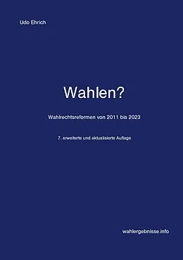 E-Book (epub) Wahlen? von Udo Ehrich