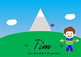 eBook (epub) Tim hears the melody of the mountains de Aron Lötscher