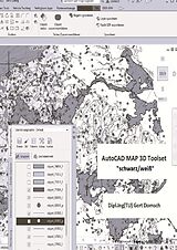 Kartonierter Einband AutoCAD MAP 3D Toolset, &quot;schwarz/weiß&quot; (zur Information) von Gert Domsch