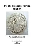 E-Book (epub) Die alte Giengener Familie BEURER von Ulrich Stark