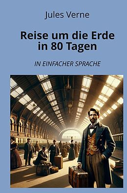 Kartonierter Einband Reise um die Erde in 80 Tagen: In Einfacher Sprache von Jules Verne