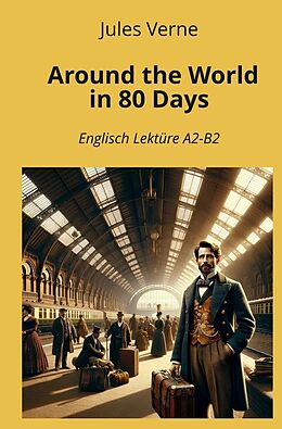 Couverture cartonnée Around the World in 80 Days de Jules Verne