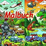 Kartonierter Einband Malbuch für Jungs von Helmut Zilliken