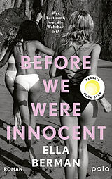 E-Book (epub) Before we were innocent von Ella Berman