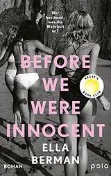 Fester Einband Before we were innocent von Ella Berman