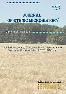 E-Book (epub) Journal of Ethnic Microhistory von Walther Friesen