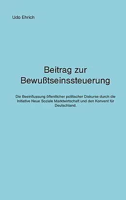 E-Book (epub) Beitrag zur Bewußtseinssteuerung von Udo Ehrich