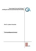 E-Book (epub) Unternehmenssteuern von Andreas Oestreicher