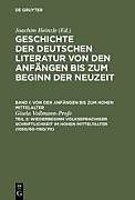 Fester Einband Wiederbeginn volkssprachiger Schriftlichkeit im hohen Mittelalter von Gisela Vollmann-Profe