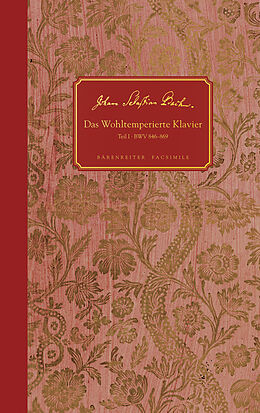 Notenblätter Das Wohltemperierte Klavier I BWV 846-869 von 