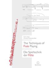 E-Book (pdf) The Techniques of Flute Playing I / Die Spieltechnik der Flöte I von Carin Levine, Christina Mitropoulos-Bott
