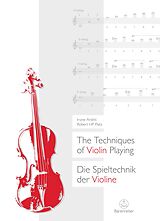 E-Book (pdf) The Techniques of Violin Playing / Die Spieltechnik der Violine von Irvine Arditti, Robert HP Platz