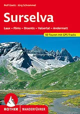 Kartonierter Einband ROTHER Wanderführer Surselva von Rolf Goetz, Jürg Schrammel