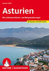 Kartonierter Einband (Kt) ROTHER Wanderführer Asturien von Susann Heße