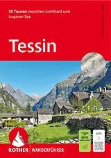 Kartonierter Einband ROTHER Wanderführer Tessin von Heinrich Bauregger