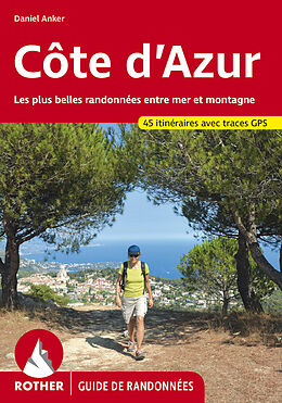 Couverture cartonnée Côte d'Azur (francais) de Daniel Anker