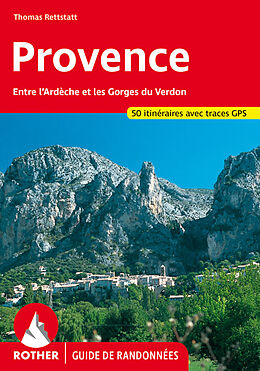 Couverture cartonnée Provence (Guide de randonnées) de Thomas Rettstatt