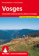 Couverture cartonnée Vosges (Guide de randonnées) de Bernhard Pollmann, Thomas Striebig