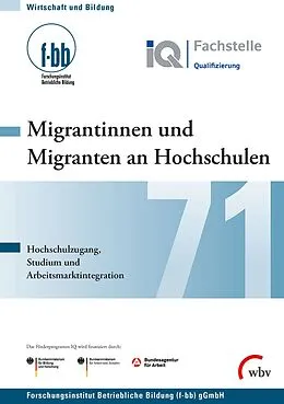 E-Book (pdf) Migrantinnen und Migranten an Hochschulen von Ottmar Döring, Yevgeniy Itskovych, Esther Weizsäcker