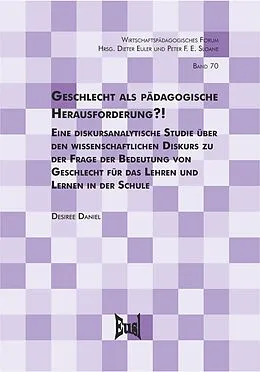 E-Book (pdf) Geschlecht als pädagogische Herausforderung?! von Desiree Daniel-Söltenfuß