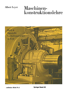 Kartonierter Einband Maschinenkonstruktionslehre von A. Leyer