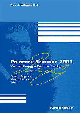 Livre Relié Poincaré Seminar 2002 de 