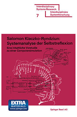 Kartonierter Einband Systemanalyse der Selbstreflexion von KLACZKO