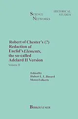 Fester Einband Robert of Chester's Redaction of Euclid's Elements, the so-called Adelard II Version von H. L. Busard, M. Folkerts
