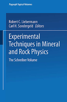 Kartonierter Einband Experimental Techniques in Mineral and Rock Physics von 