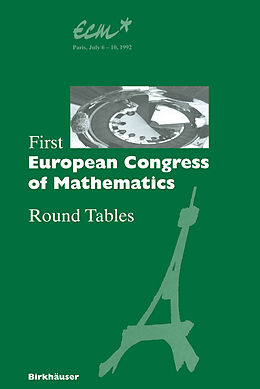 Kartonierter Einband First European Congress of Mathematics von 