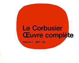 Couverture en toile de lin Le Corbusier - uvre complète Volume 1: 1910-1929 de LeCorbusier