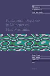 Fester Einband Fundamental Directions in Mathematical Fluid Mechanics von 