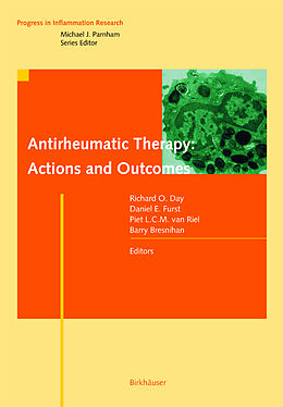 Livre Relié Antirheumatic Therapy: Actions and Outcomes de 