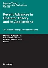 Fester Einband Recent Advances in Operator Theory and Its Applications von