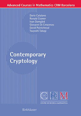 Kartonierter Einband Contemporary Cryptology von Dario Catalano, Ronald Cramer, Ivan Damgard