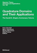 eBook (pdf) Quadrature Domains and Their Applications de 