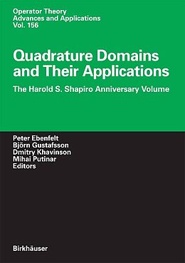 E-Book (pdf) Quadrature Domains and Their Applications von 