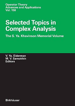 eBook (pdf) Selected Topics in Complex Analysis de 