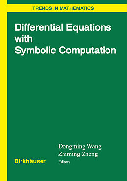 Livre Relié Differential Equations with Symbolic Computation de 