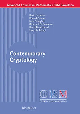 E-Book (pdf) Contemporary Cryptology von Dario Catalano, Ronald Cramer, Ivan Damgard