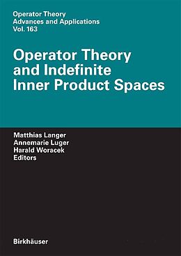 eBook (pdf) Operator Theory and Indefinite Inner Product Spaces de 