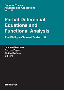 Livre Relié Partial Differential Equations and Functional Analysis de 