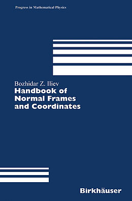 Livre Relié Handbook of Normal Frames and Coordinates de Bozhidar Z. Iliev